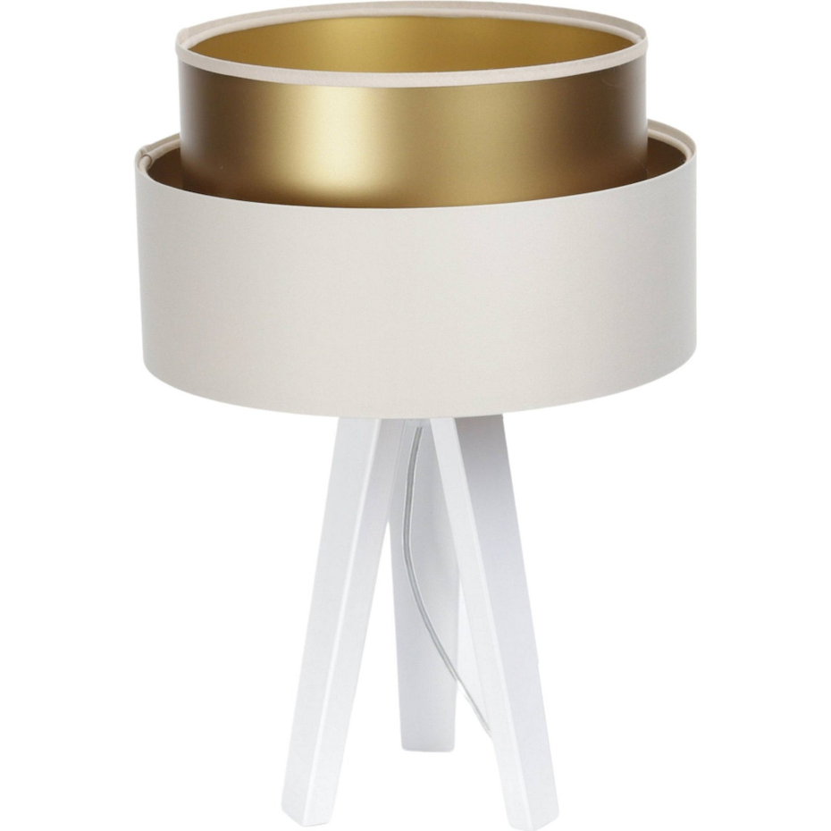 Lampe à poser ronde en PVC Duo ellegant