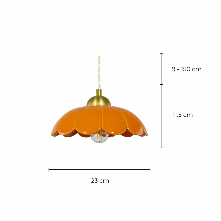 Suspension en céramique et métal, CLARIS