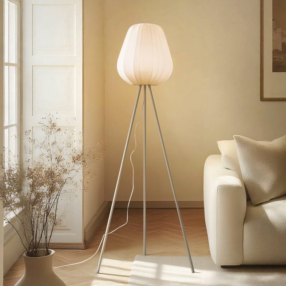 Lampadaire en textile scandinave, Helin