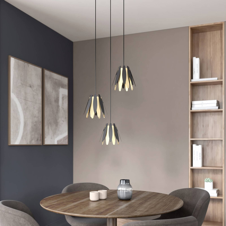 Suspension en métal design, Lounit
