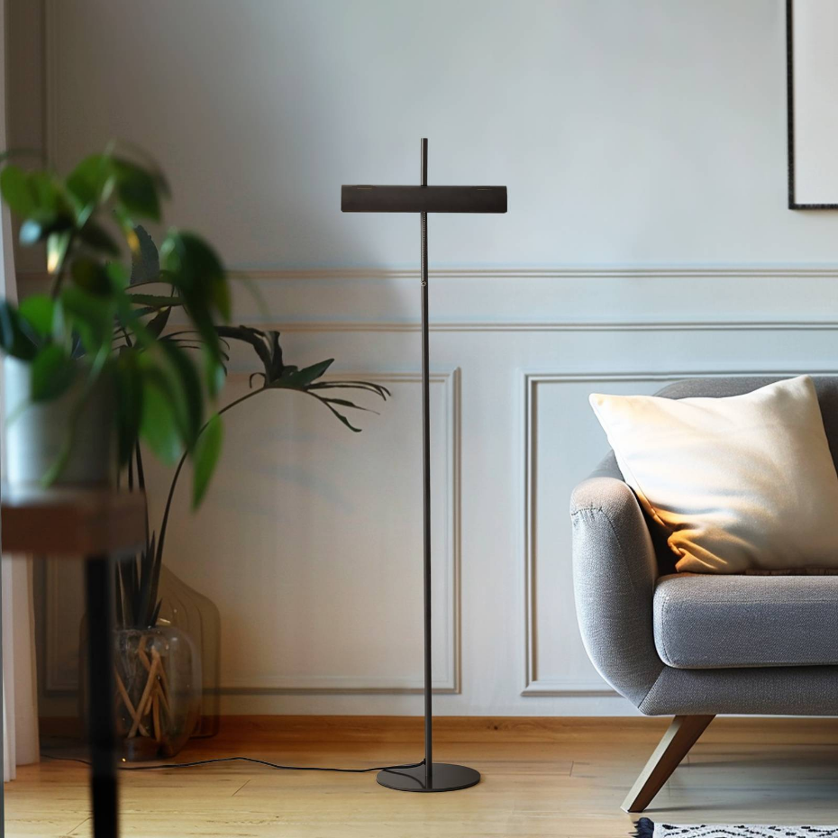 Lampadaire en métal moderne, Nysira