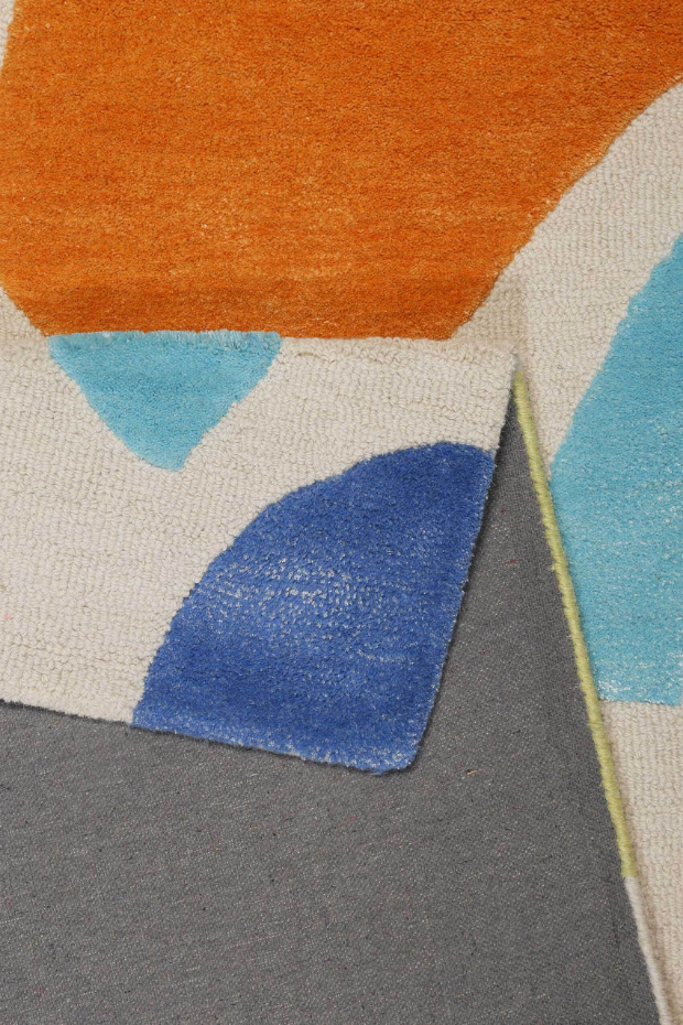 Tapis enfant à poil ras et motifs colorés ,  KIMI