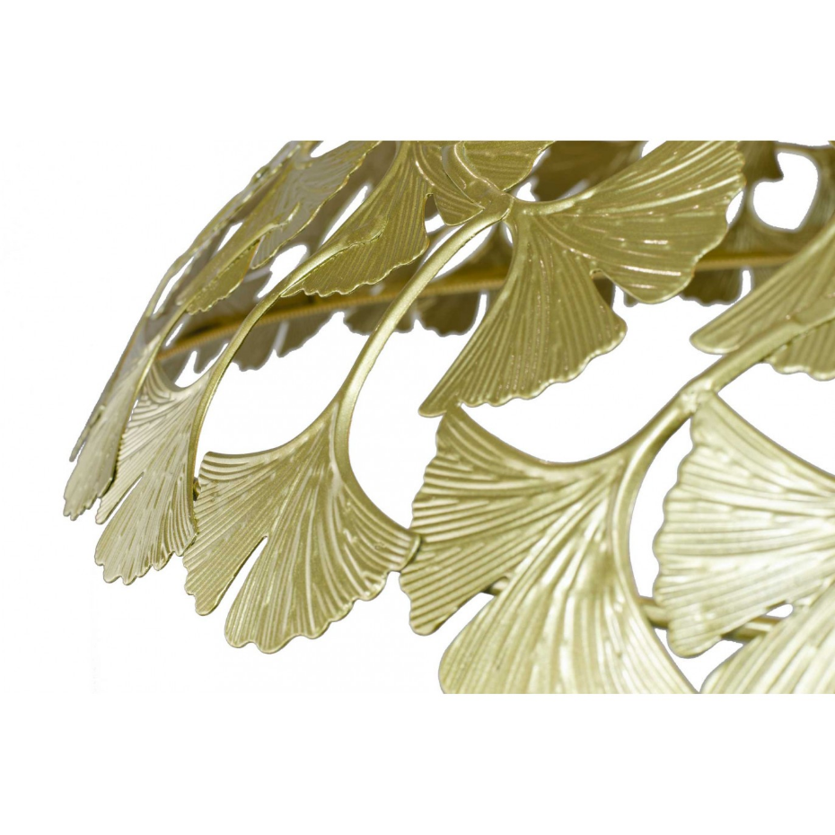 Suspension en métal feuilles de ginko biloba, SYMBIOSE