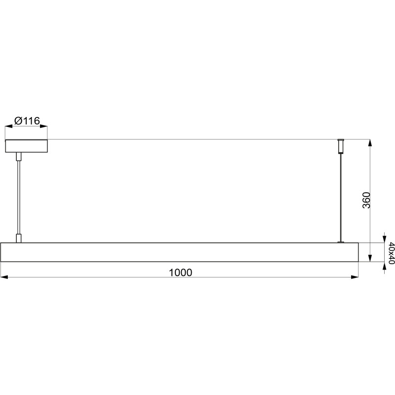 Suspension en bois design, LINHA S