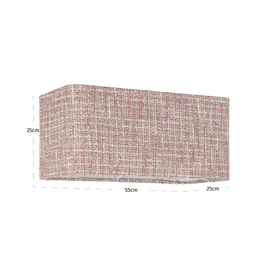 Abat-jour rectangulaire en polyester