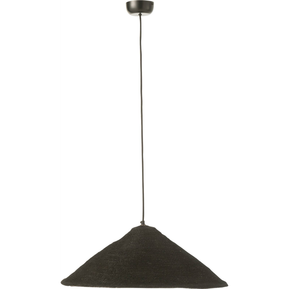 Lampe suspendue en rotin forme ronde