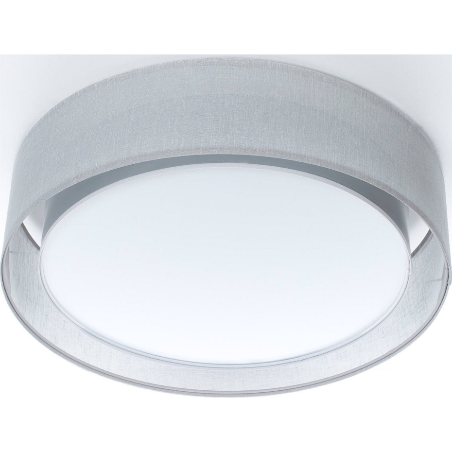 Plafonnier rond en tissu double couche Puro