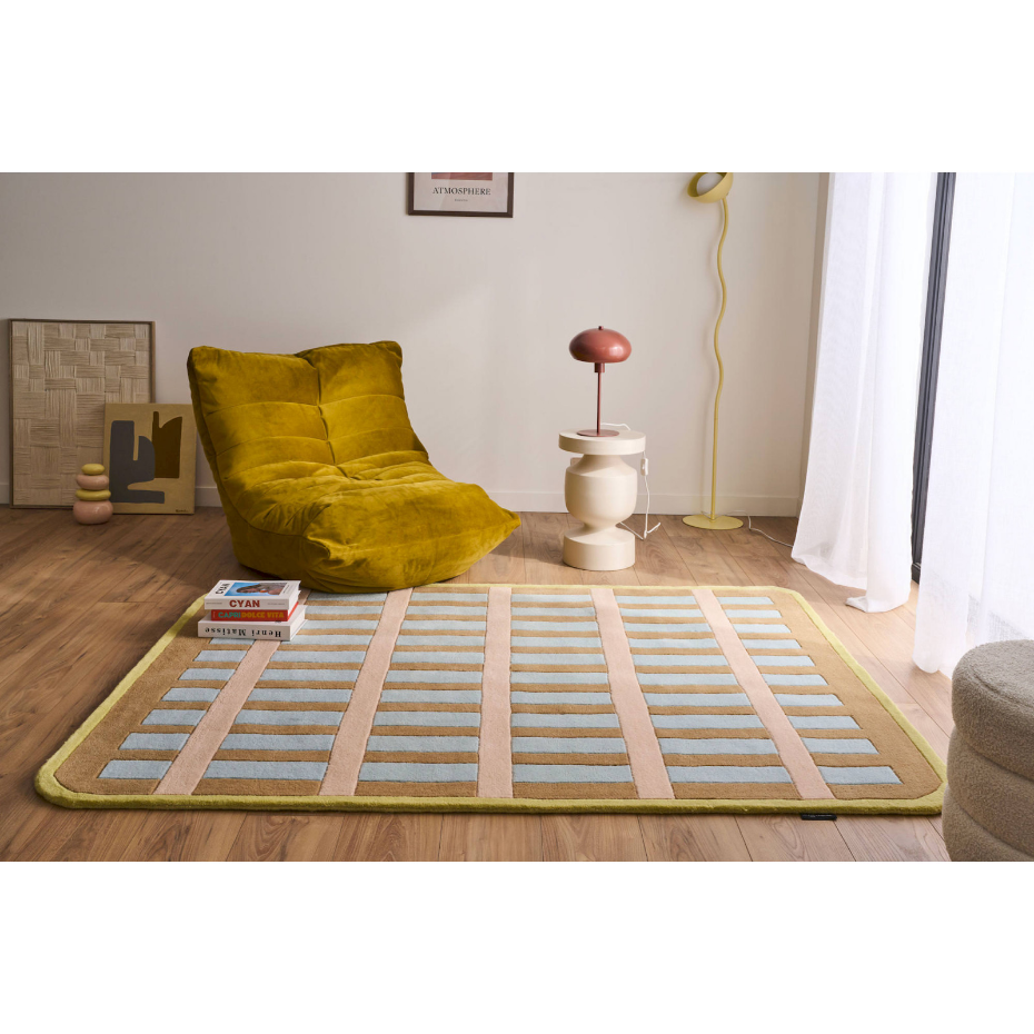 Tapis intérieur en laine et coton Pantone