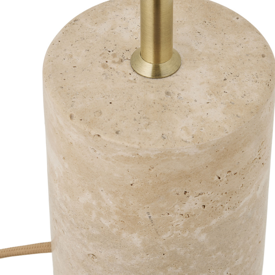 Lampe à poser en marbre et métal- SHEFFIELD