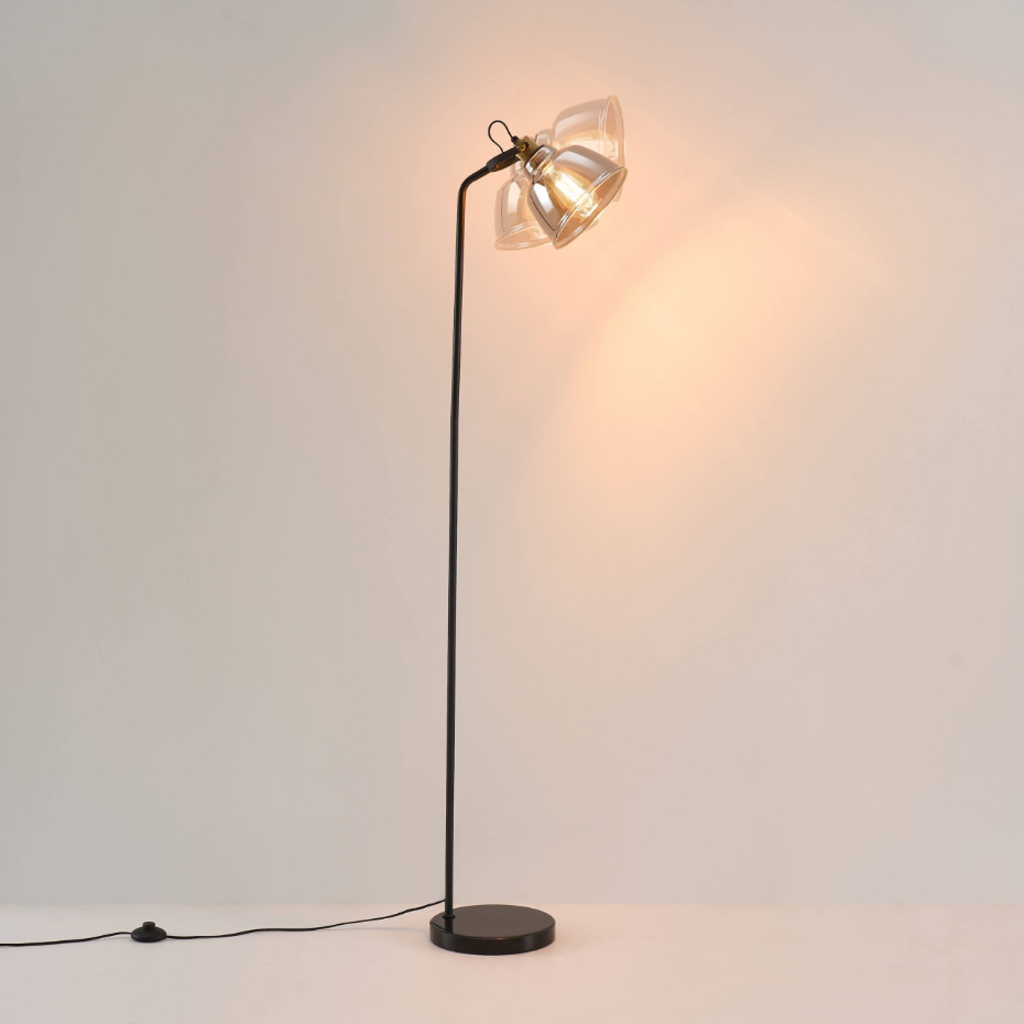 Lampadaire orientable style atelier - LINZ