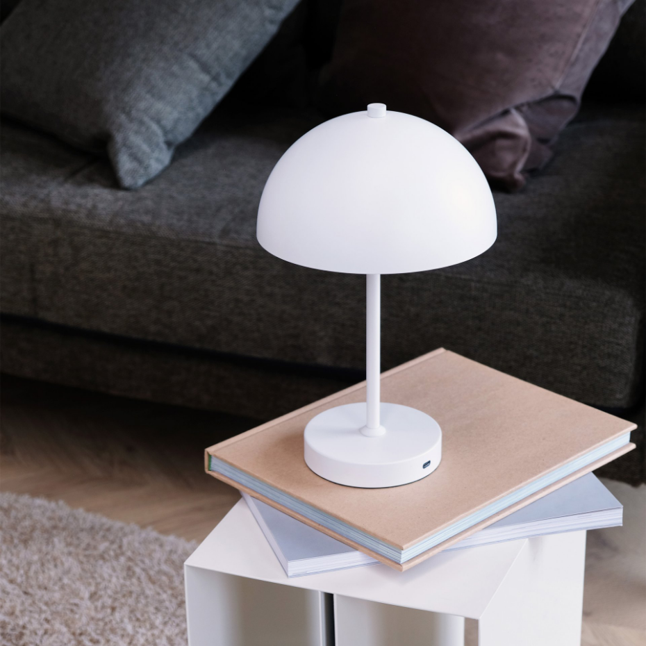 Lampe à poser LED Stockholm blanc