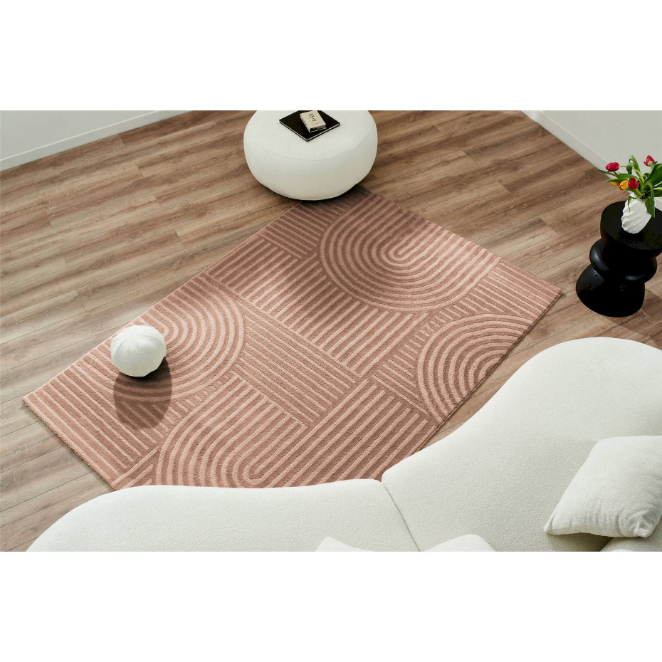 Tapis rectangulaire en polypropylène Bianca