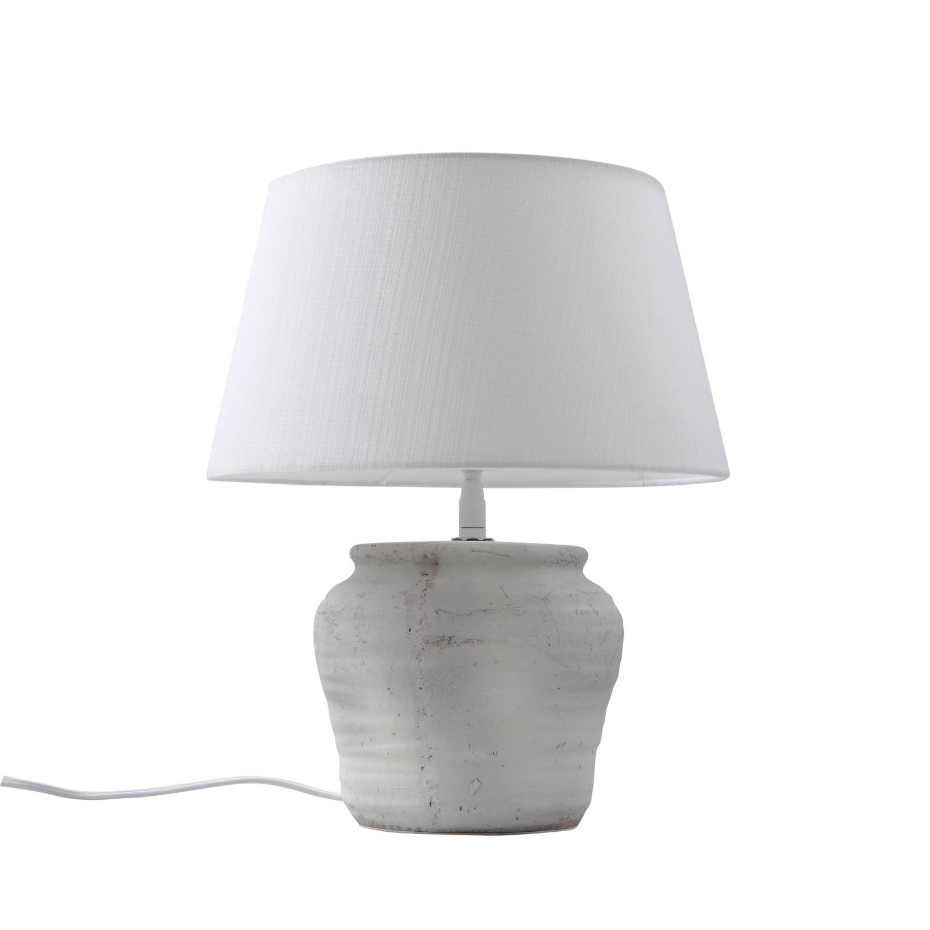 Lampe à poser en textile traditionnelle