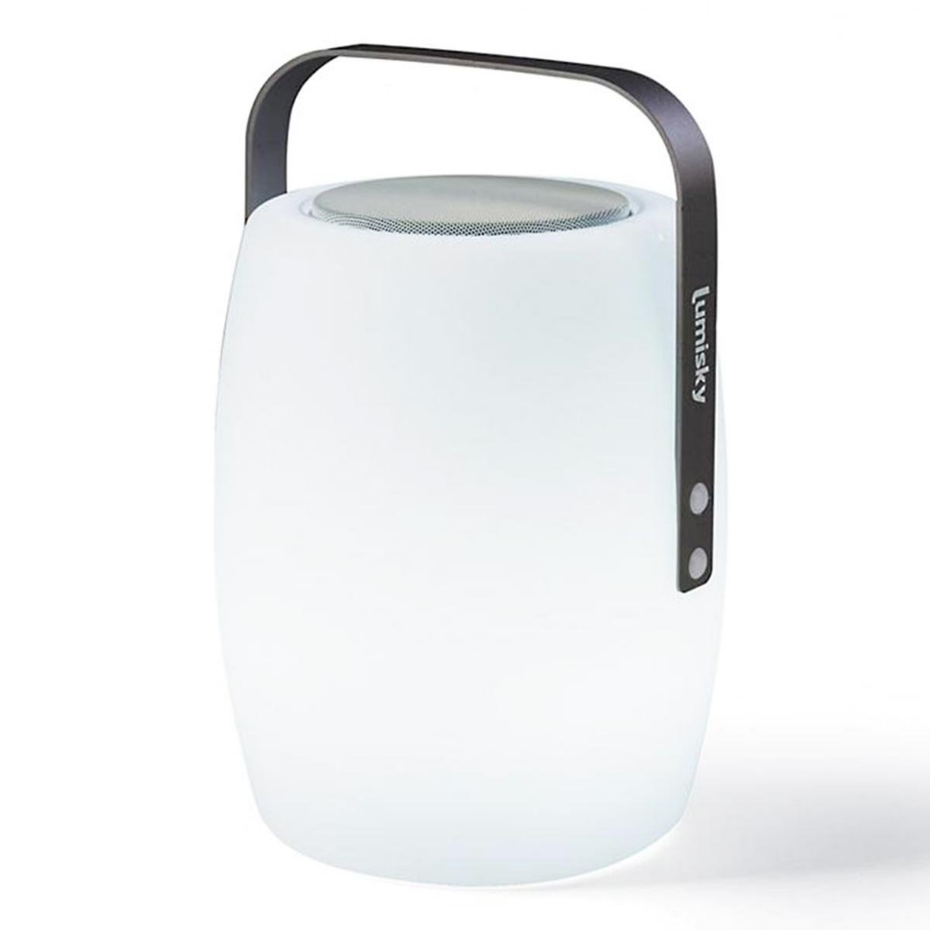 Lampe enceinte bluetooth multicolore LUCY PLAY H31cm