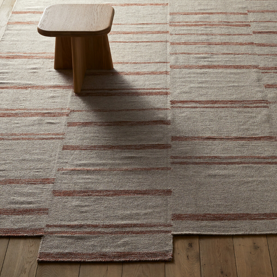 Tapis XL en laine, tissé main, Abriel