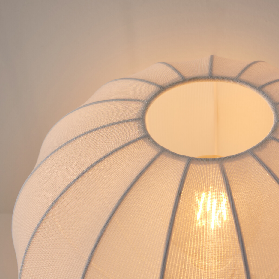 Lampe à poser métal fer et maille, Aldo