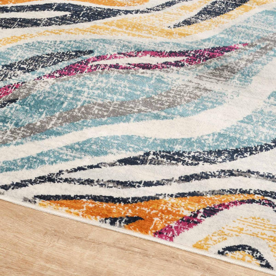 Tapis art abstrait - LYN3 DESI Couleurs vives