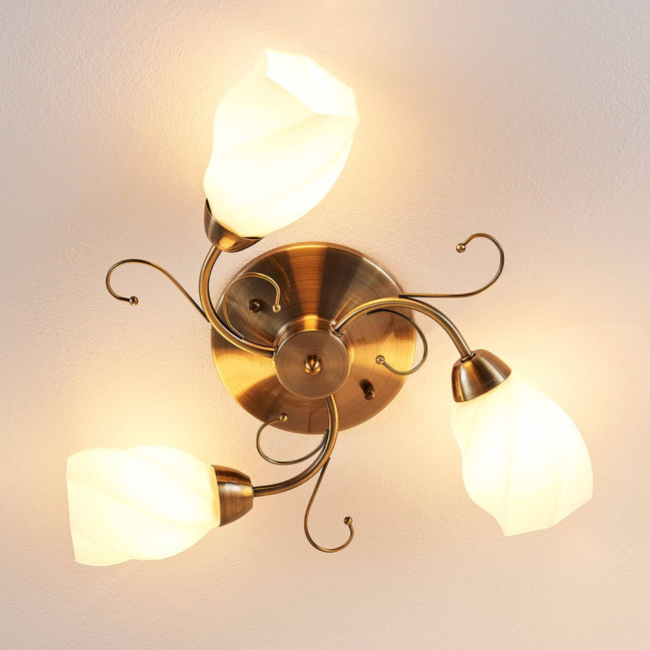 Plafonnier en verre antique, Amedea