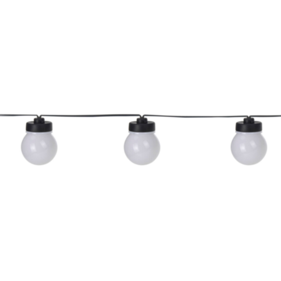 Guirlande lumineuse guinguette boules blanches