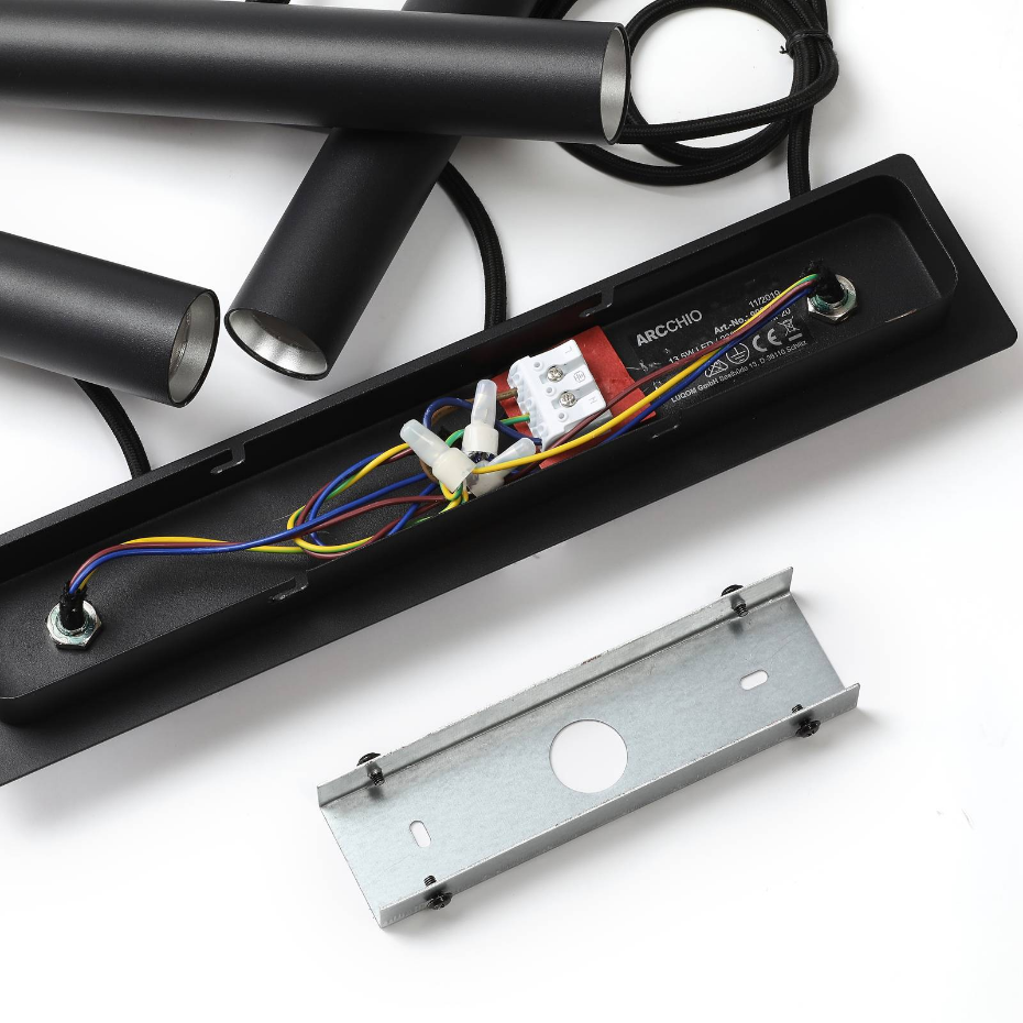 Suspension en aluminium moderneLED, Franka