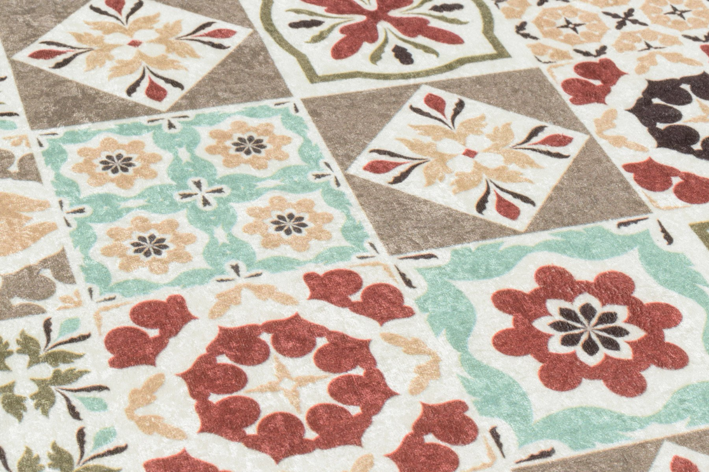 Tapis de cuisine carreaux de ciment AZULEJO