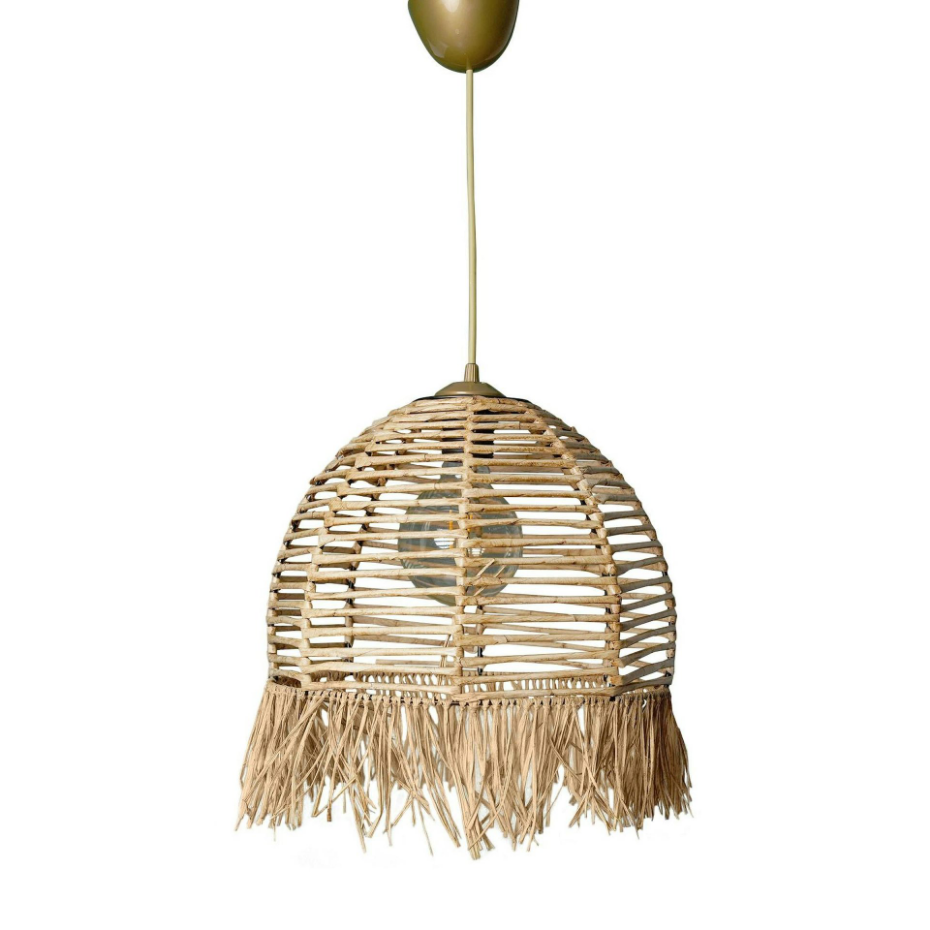 Suspension bohème durable avec franges, style cocooning OLTEN