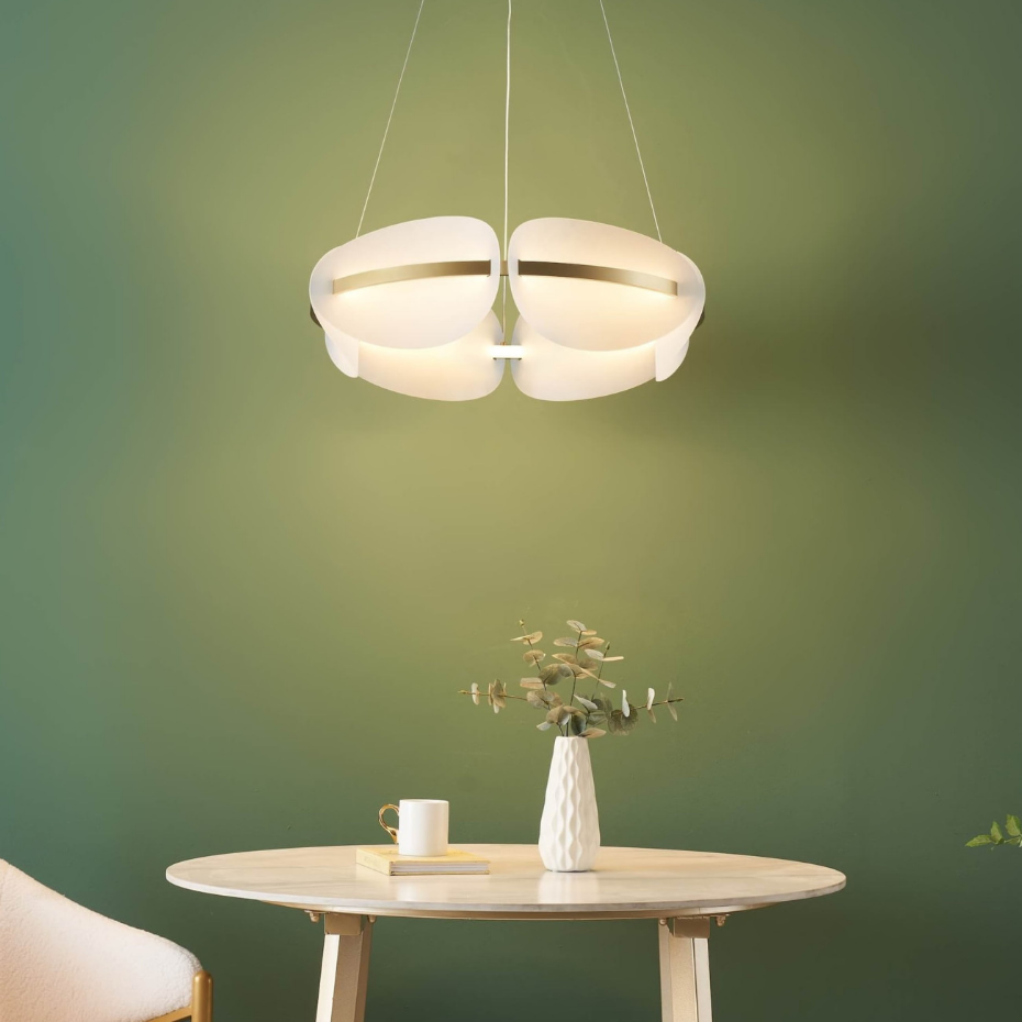 Suspension LED capsule galbée - CRISTALIA