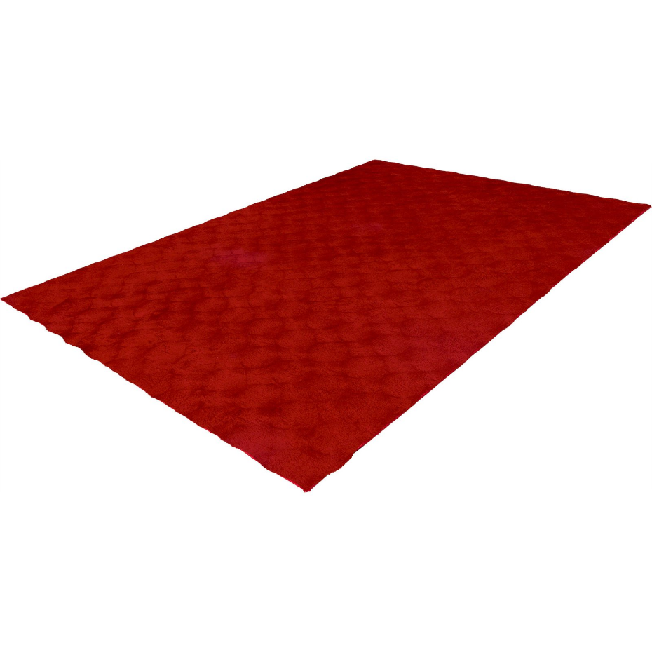 Tapis shaggy en polyester rectangulaire
