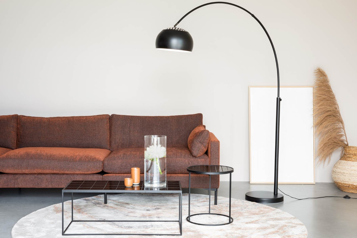 Lampadaire design en métal italien, BOW