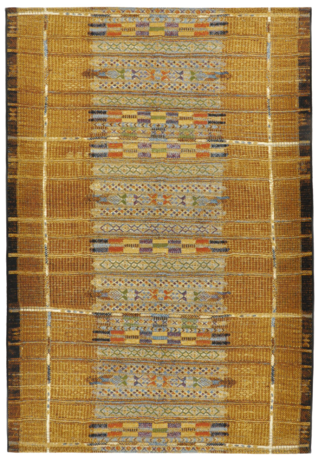 Tapis d'extérieur tissé plat à motifs géométriques - Aurora