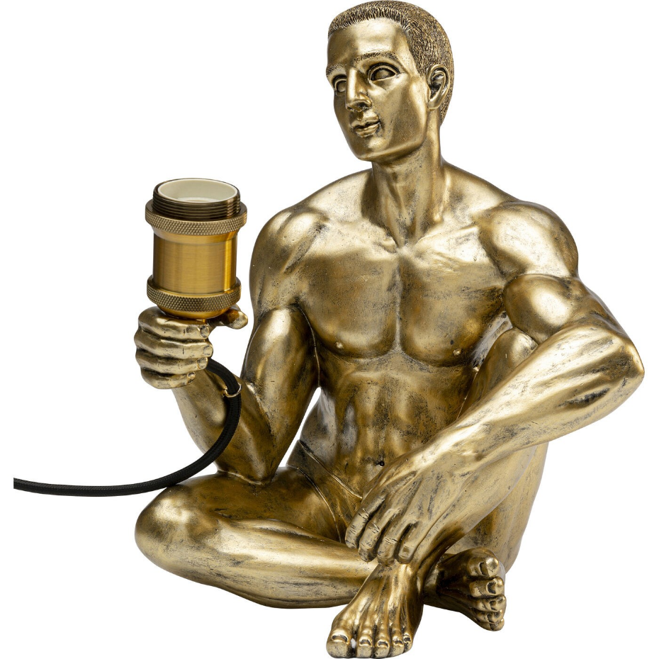 Lampe homme assis
