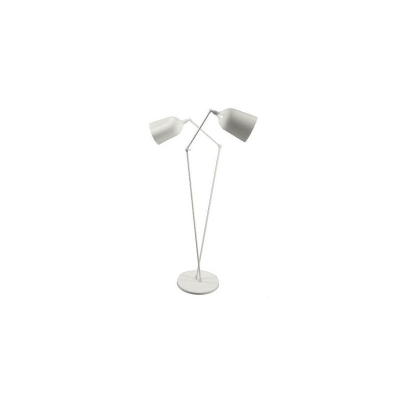 Lampadaire design en métal industriel, TWIN LS