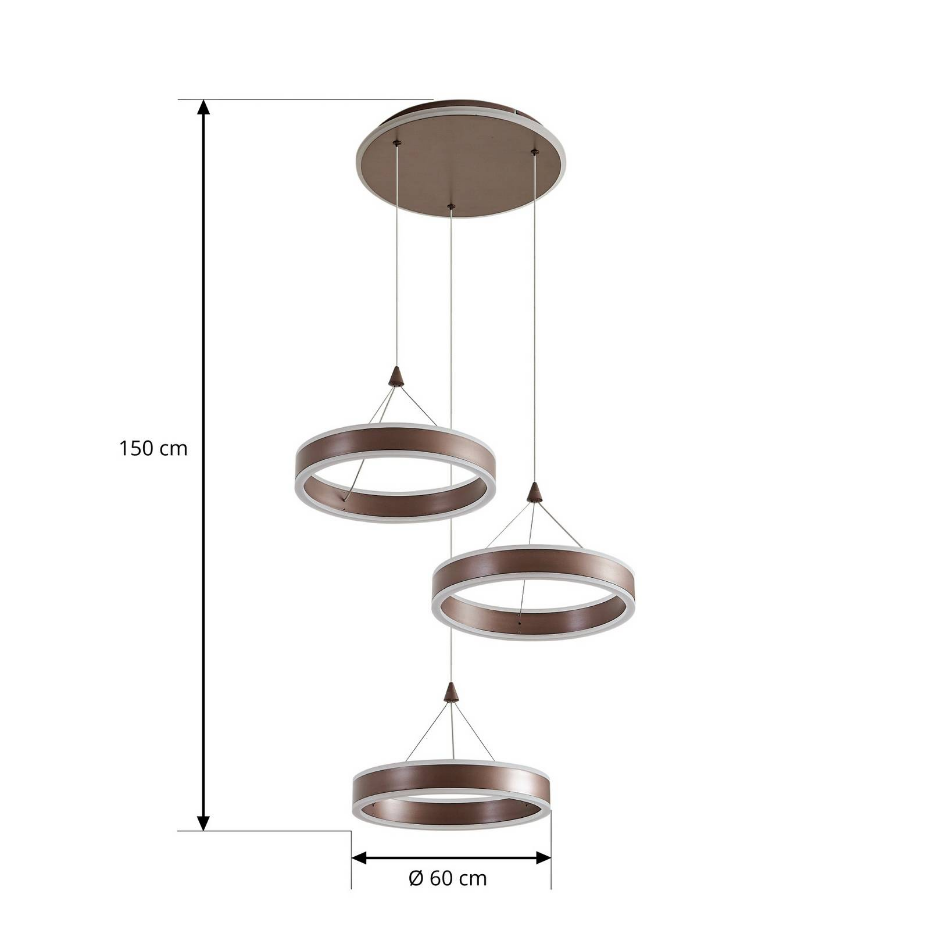 Suspension en métal moderneLED, Kolo