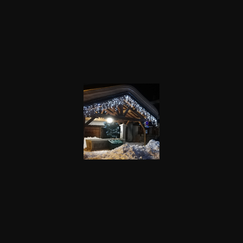 Guirlande Pro Stalactite 20m Blanc Froid Fixe 720 Leds 230v