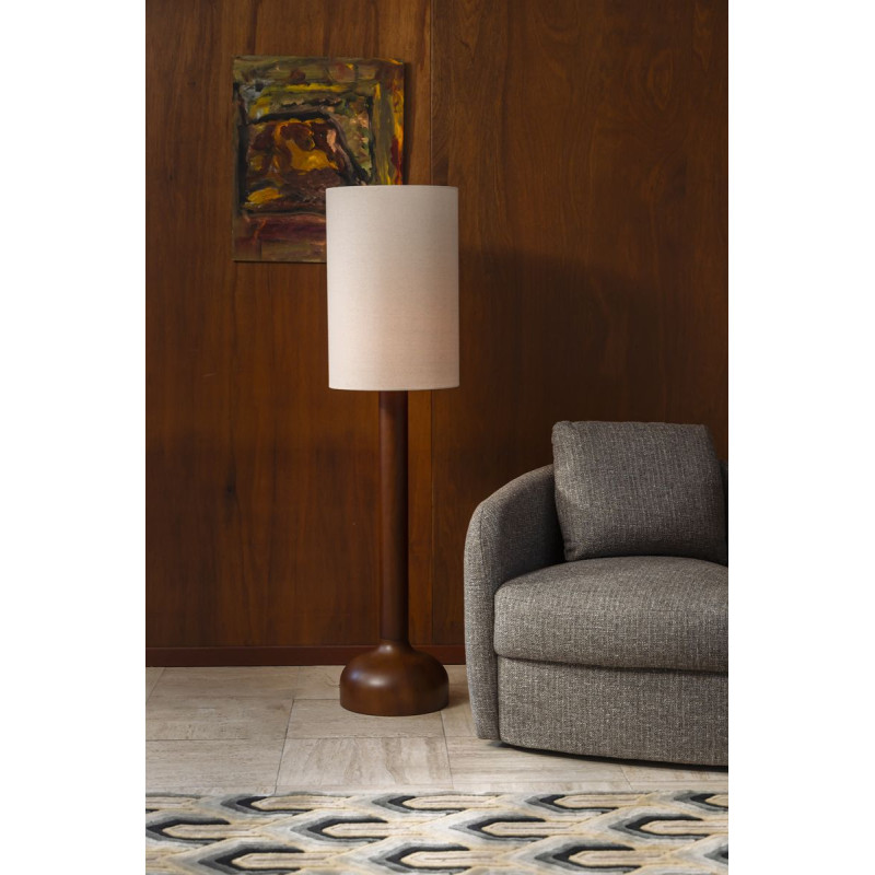 Lampadaire design en bois vintage, JONES