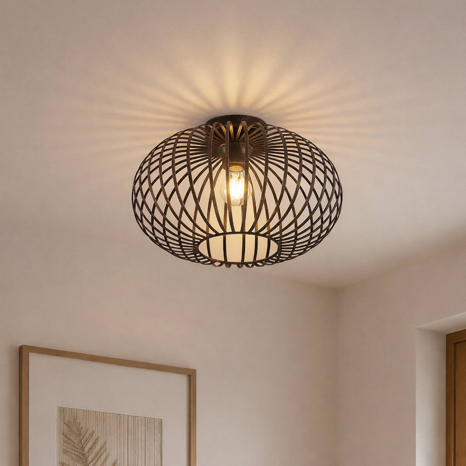 Plafonnier en métal moderne, Rosalea