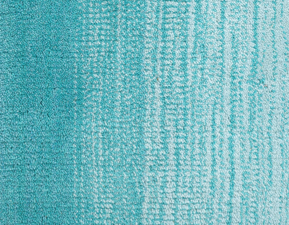 Tapis tissé main en couleurs vives et dégradé - Wool comfort