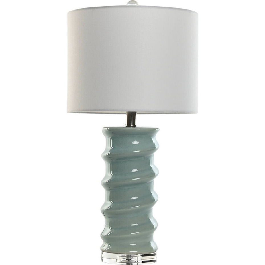 Lampe de table en grès rond Moderno