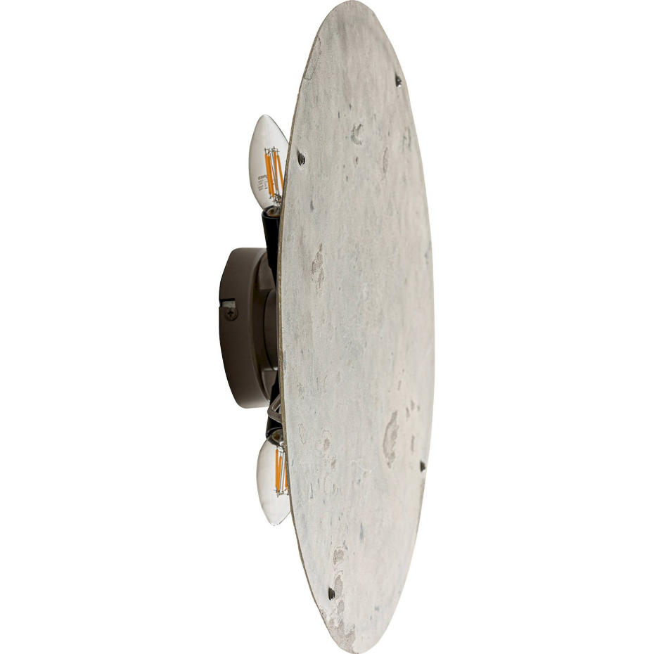 Lampe murale contemporaine en pierre finition sablée