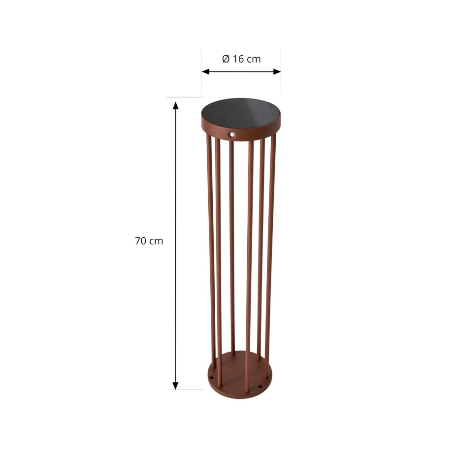Lampe solaire en aluminium moderneLED