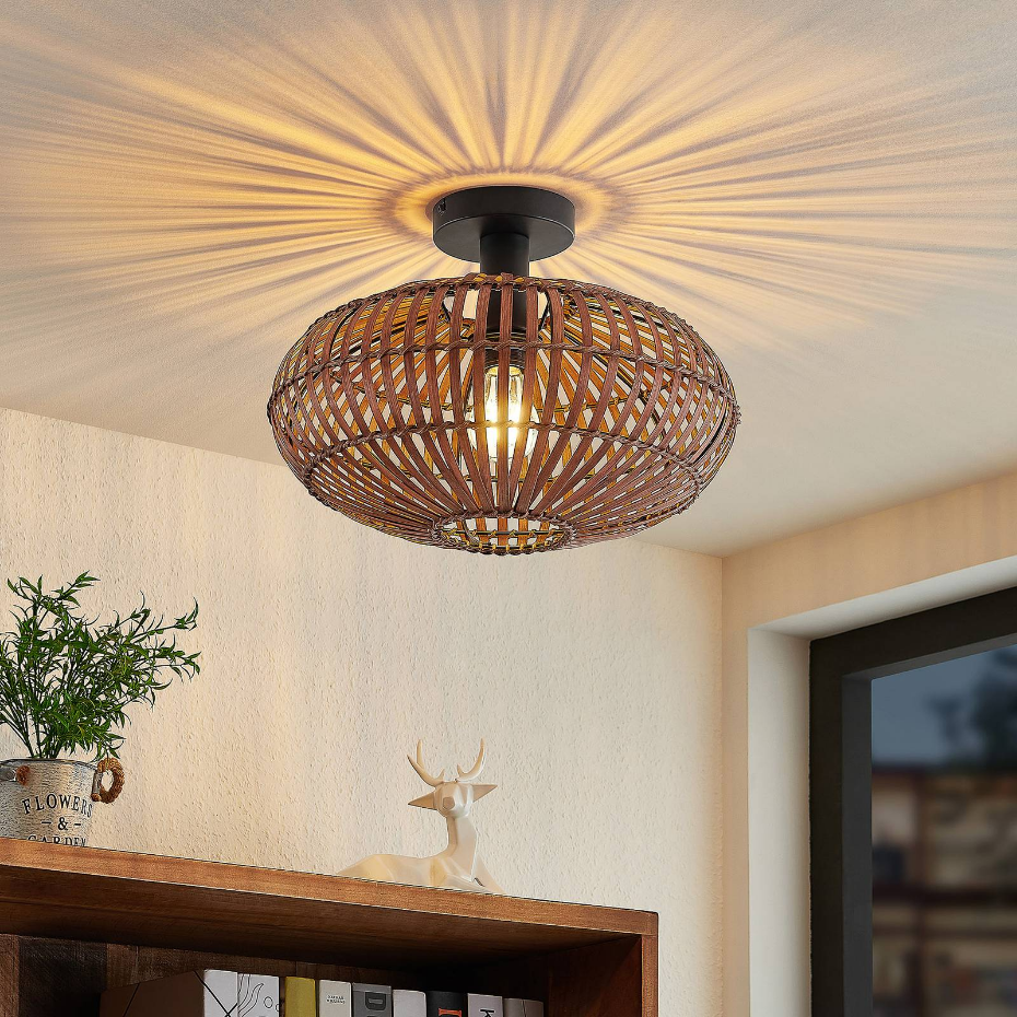 Plafonnier en bambou scandinave, Majeora
