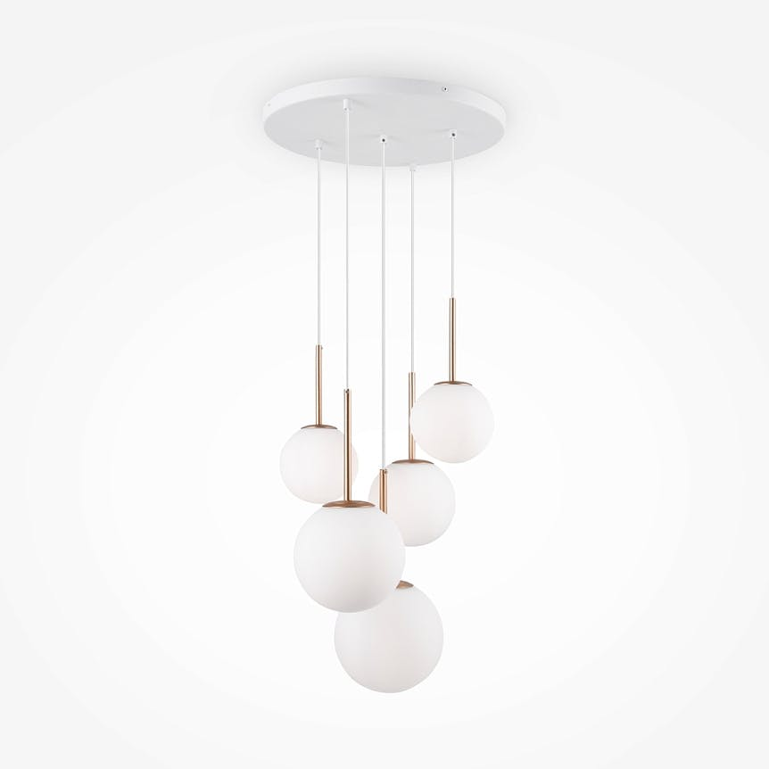Suspension 5 globes en grappe ajustables DELTONA
