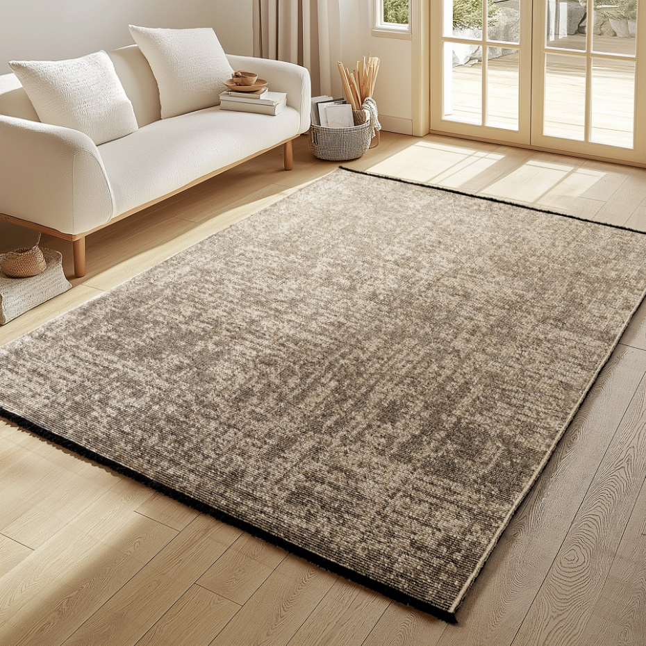 Tapis en coton à poils ras MIRA