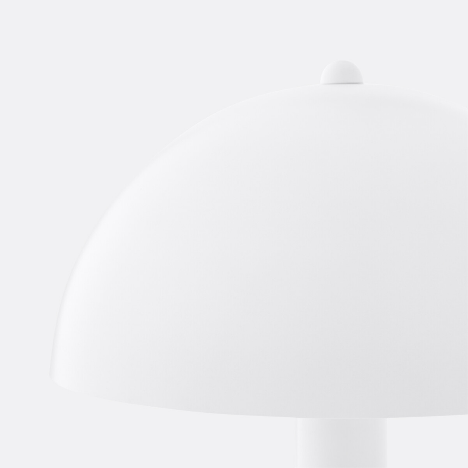 Lampe à poser, forme champignon en métal fer, Capi