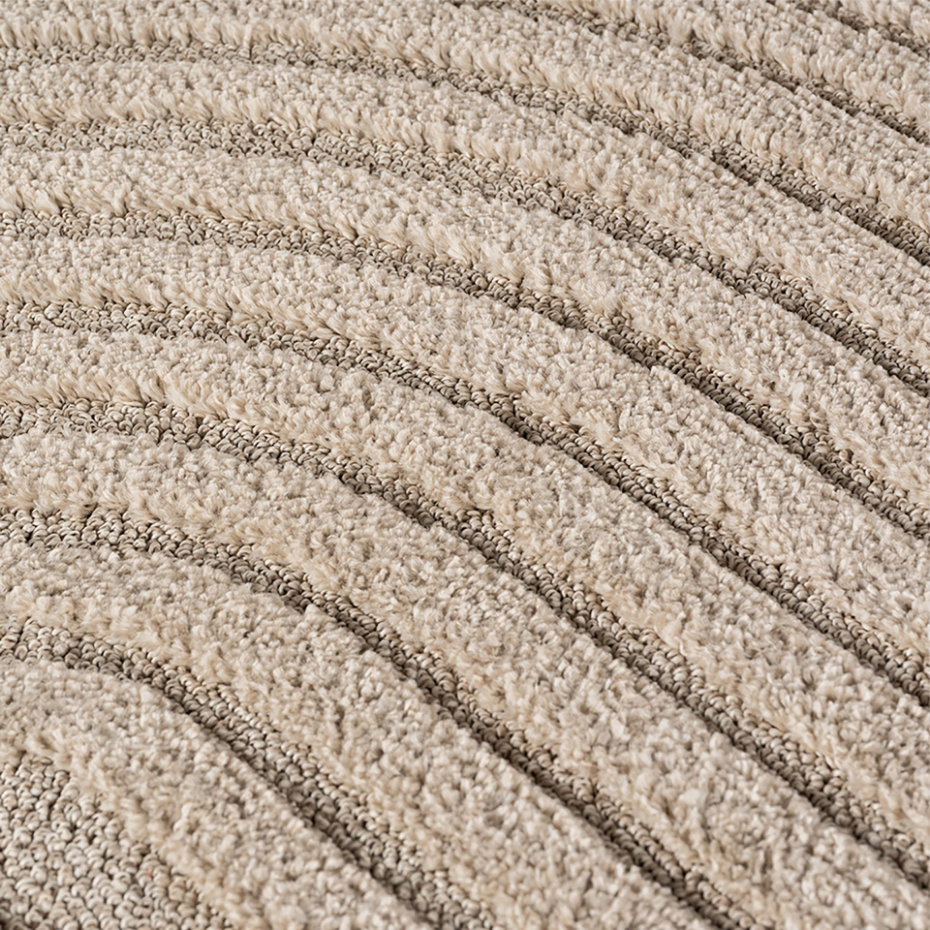Tapis intérieur à relief motif demi arc TURIN