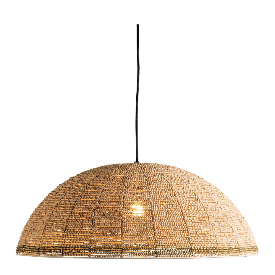 Suspension GAYA perles en bois
