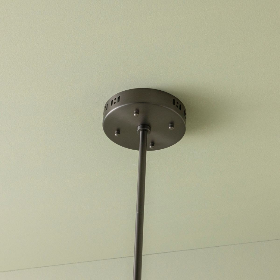 Lustre vertical en albâtre et métal H55 cm - MONTAIGNE