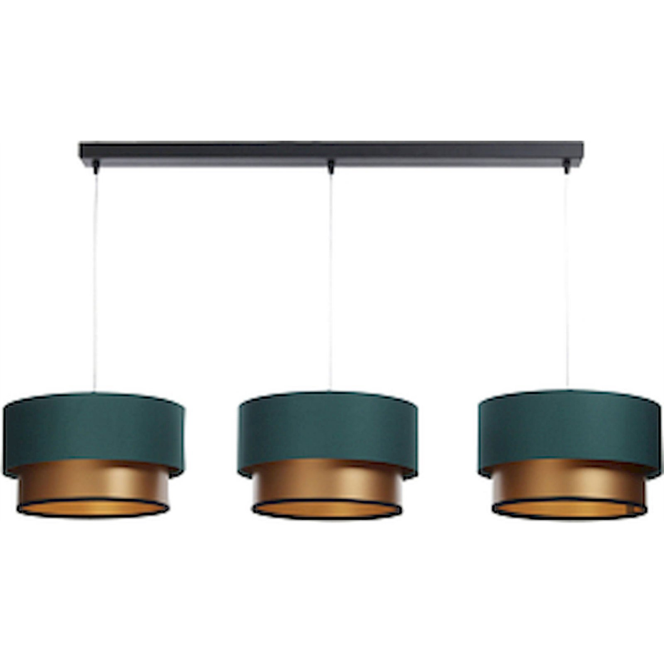 Suspension rectangulaire en tissu Duo ellegant