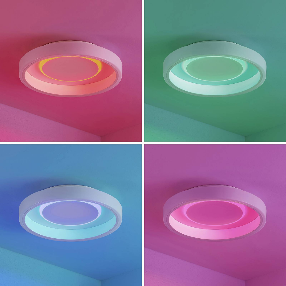 Plafonnier en métal moderneLED, Wikani