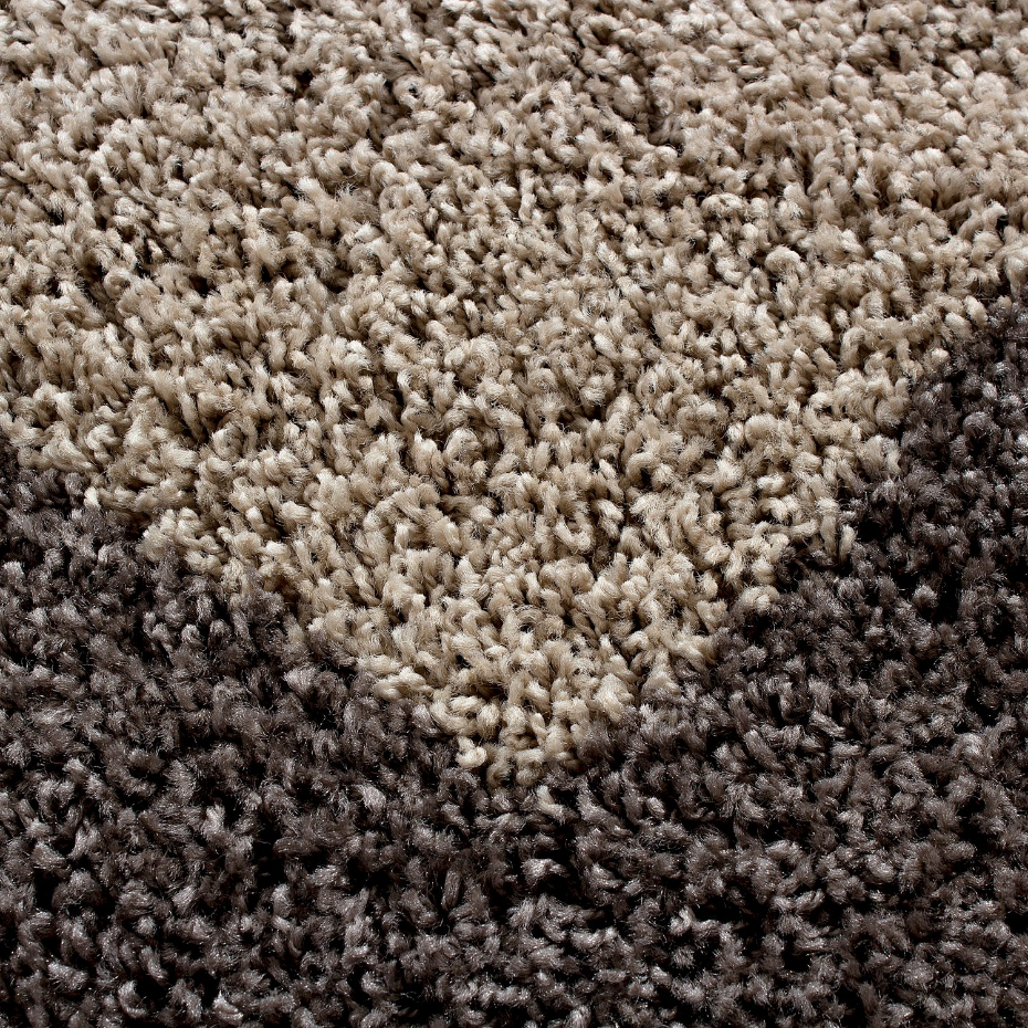 Tapis de salon shaggy bicolore OTTA